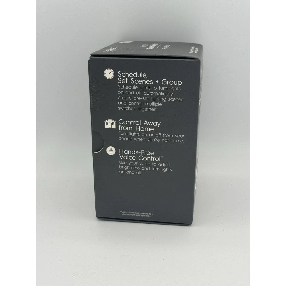 C by GE 4-Wire On/Off Paddle Style Smart Wi-Fi In-Wall Switch